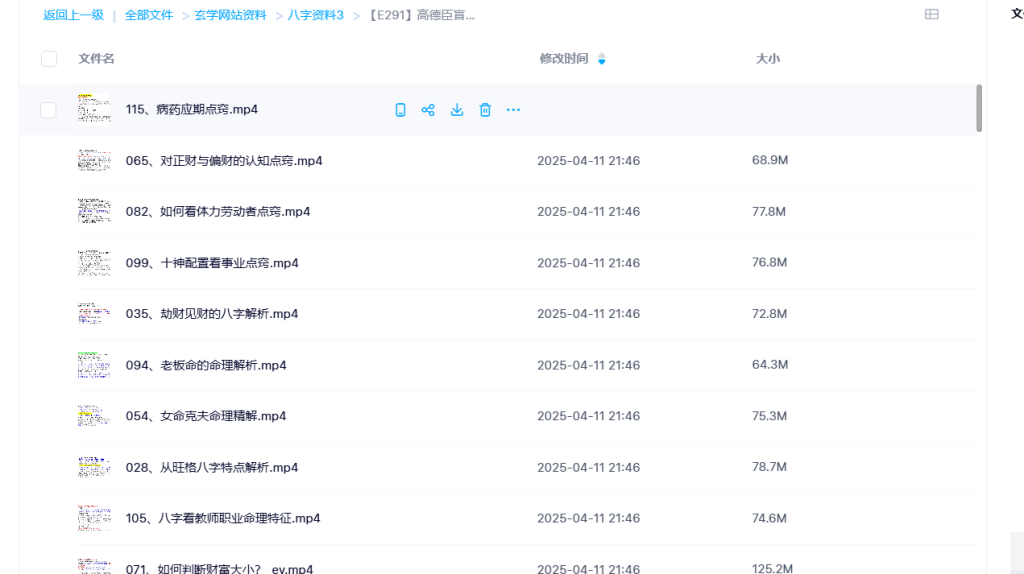 图片[2]-《高德臣盲派八字真传129讲》弟子班全揭秘｜从体用论命到婚姻事业实战精解｜附赠300+真实命例拆解-玄学资源网